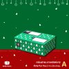 กล่องไปรษณีย์ฝาชน ลายคริสต์มาส รุ่น Only For You เขียว No.A